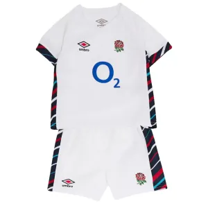 Umbro England Rugby Baby Replica Home Mini Kit | White | 2024/25