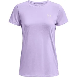 Under Armour Women's Tech Twist T-Shirt , Purple Tint (532)/Metallic Silver, X-Small
