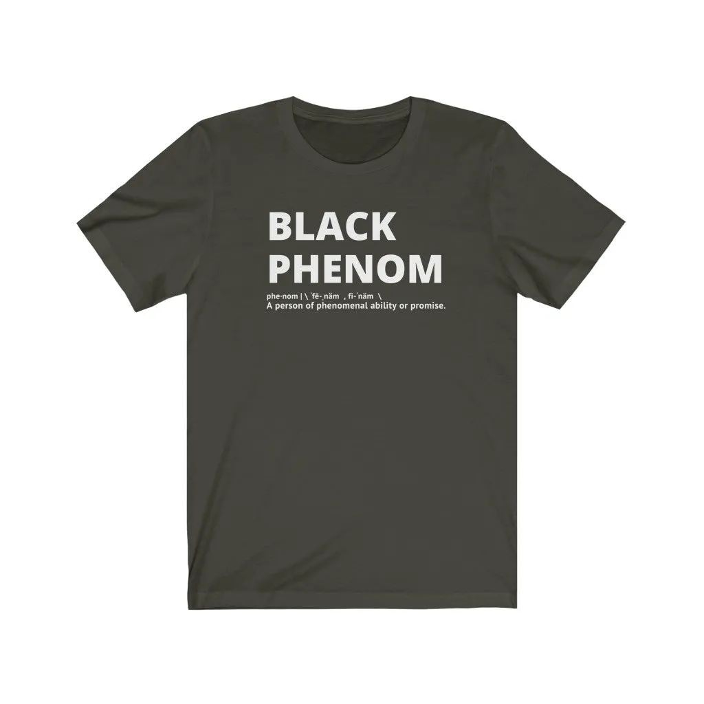 Unisex Jersey Short Sleeve Tee (Black Love Rocks Original - PHENOM 2)