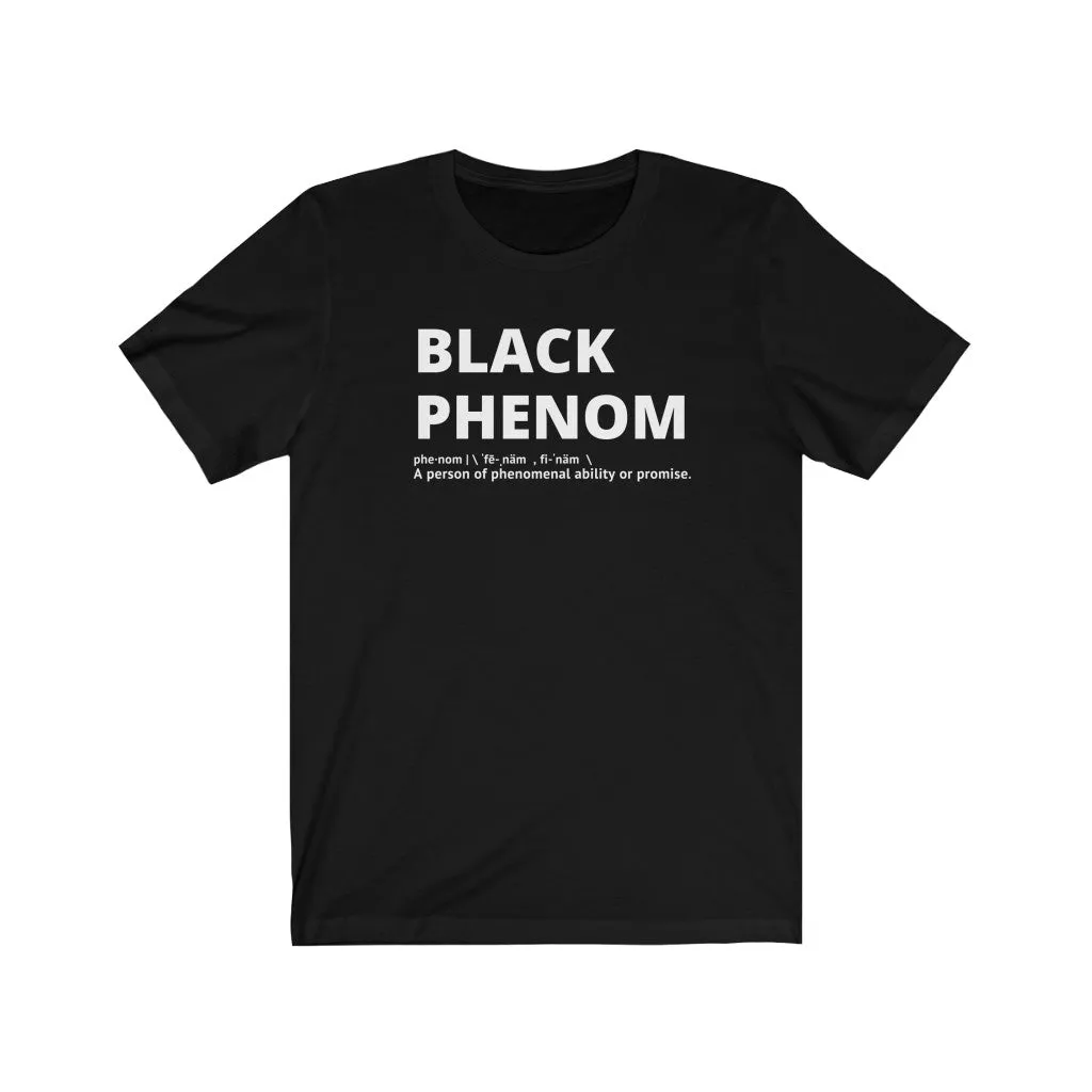 Unisex Jersey Short Sleeve Tee (Black Love Rocks Original - PHENOM 2)