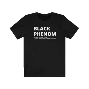 Unisex Jersey Short Sleeve Tee (Black Love Rocks Original - PHENOM 2)
