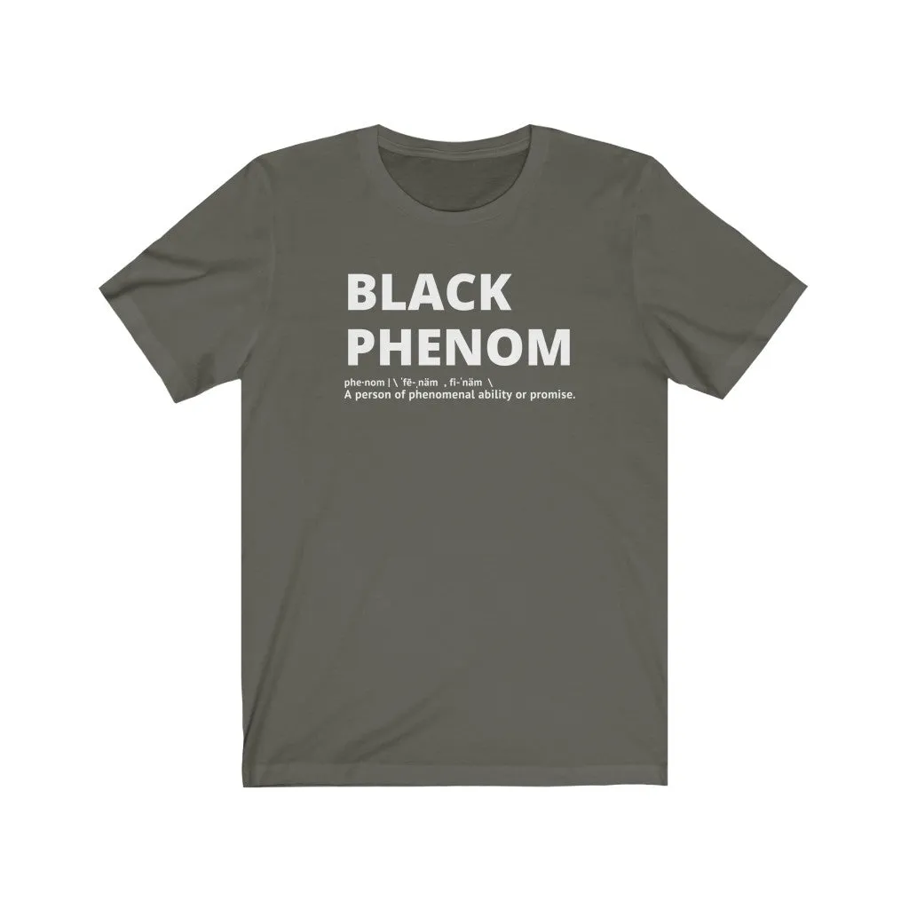 Unisex Jersey Short Sleeve Tee (Black Love Rocks Original - PHENOM 2)