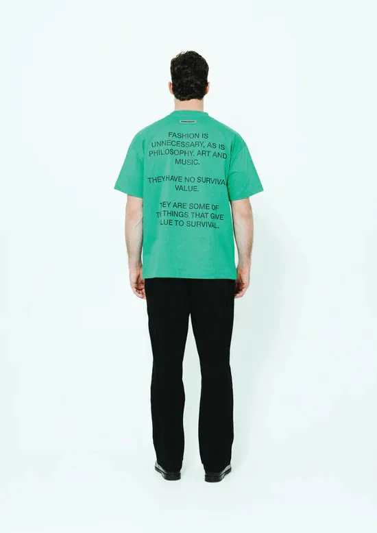UNNECESSARY Survival Tee Kermit Green