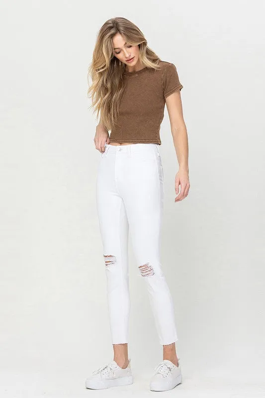 VERVET by Flying Monkey High Rise Crop Skinny Jeans