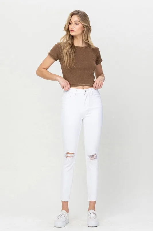 VERVET by Flying Monkey High Rise Crop Skinny Jeans
