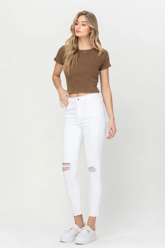 VERVET by Flying Monkey High Rise Crop Skinny Jeans