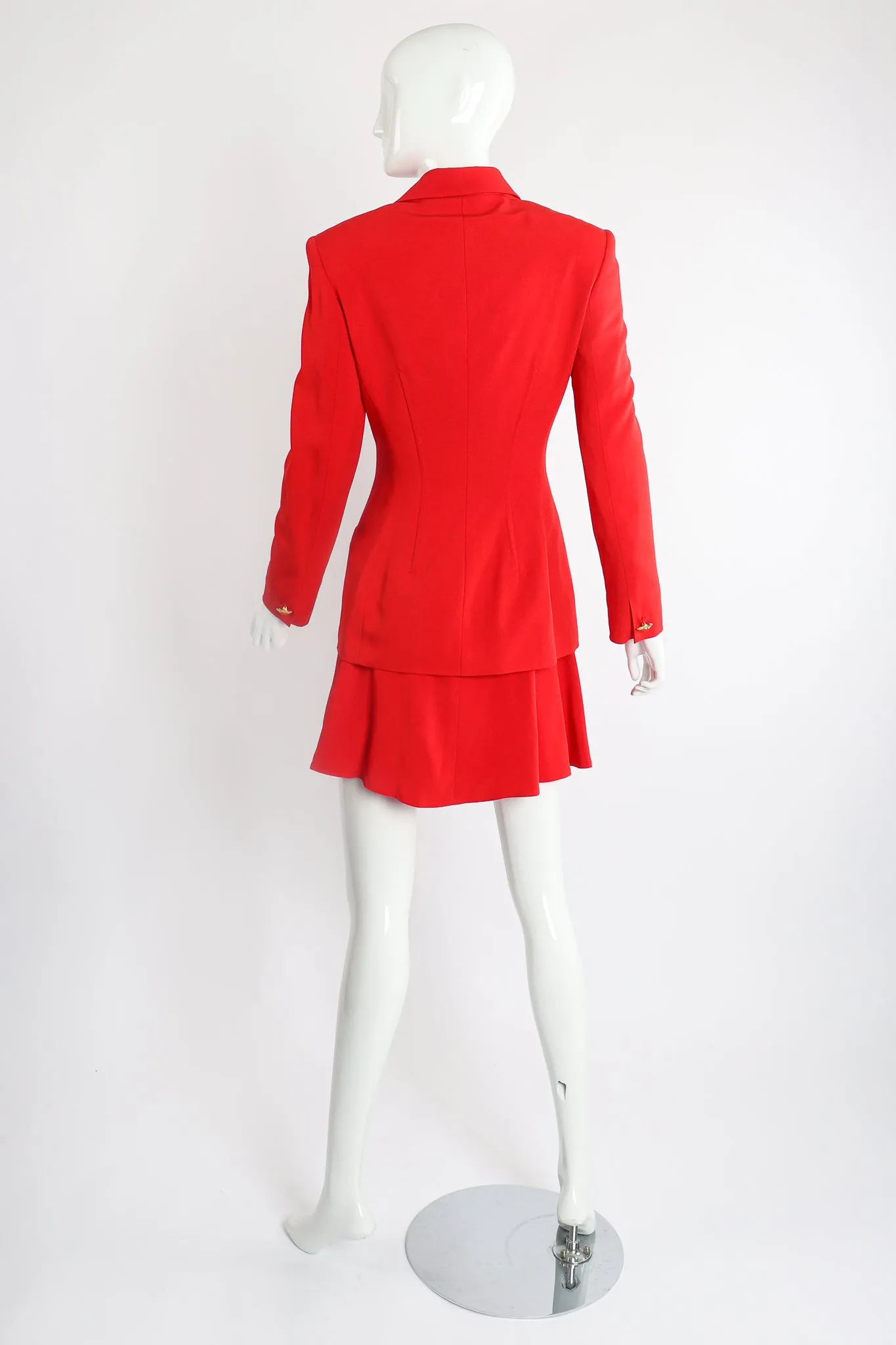 Vested Skirt Suit