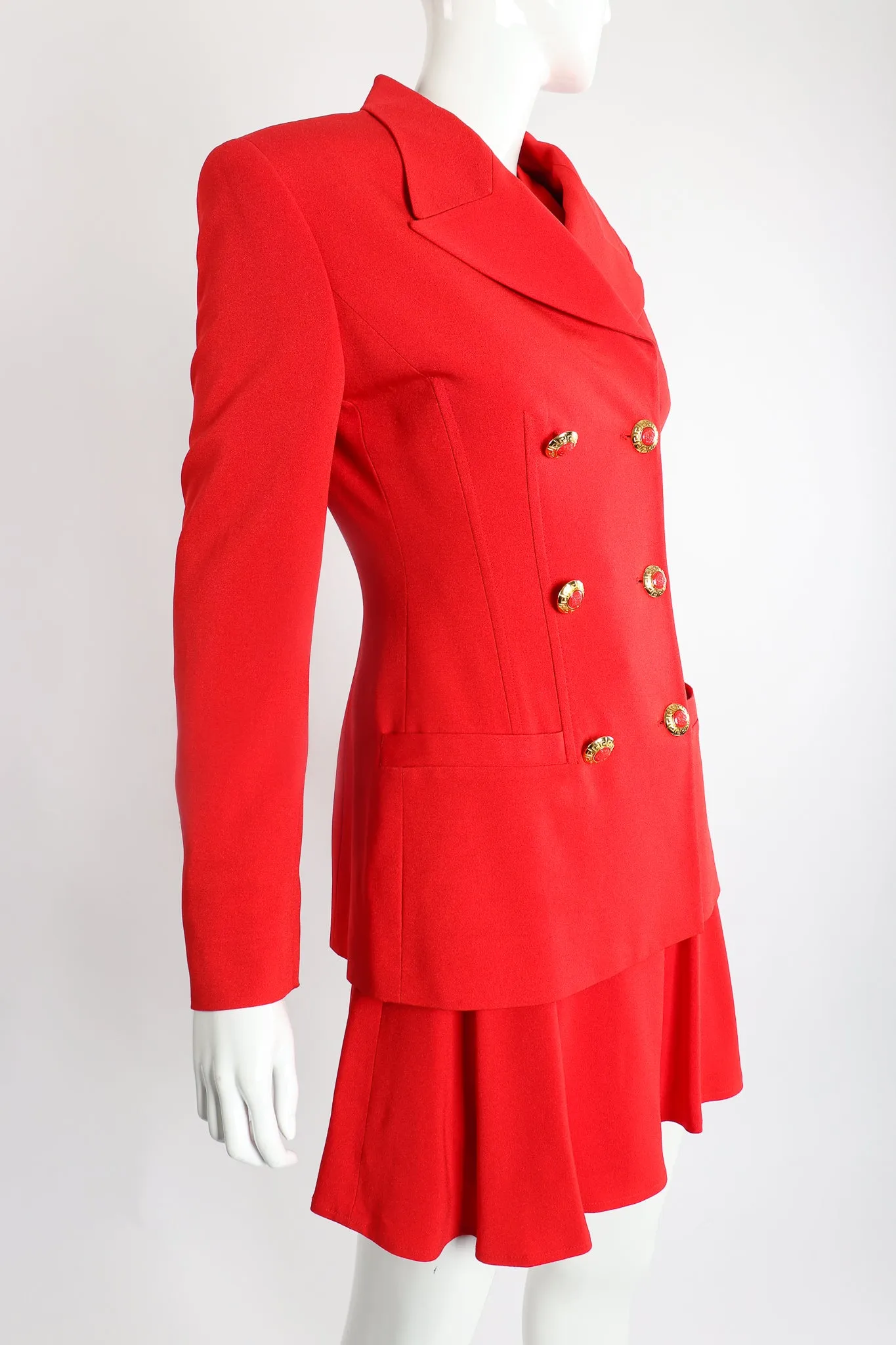 Vested Skirt Suit