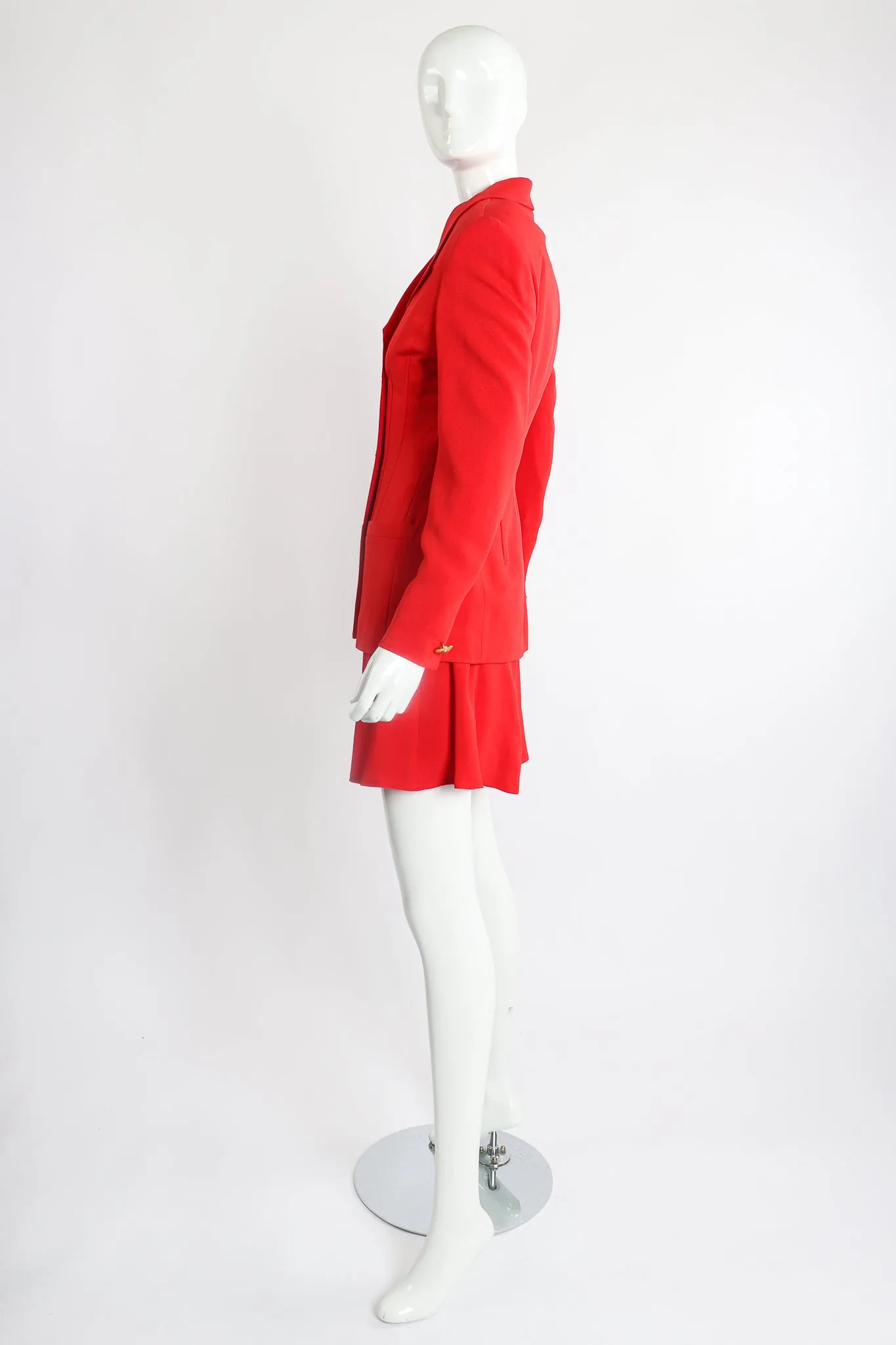 Vested Skirt Suit