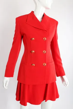 Vested Skirt Suit