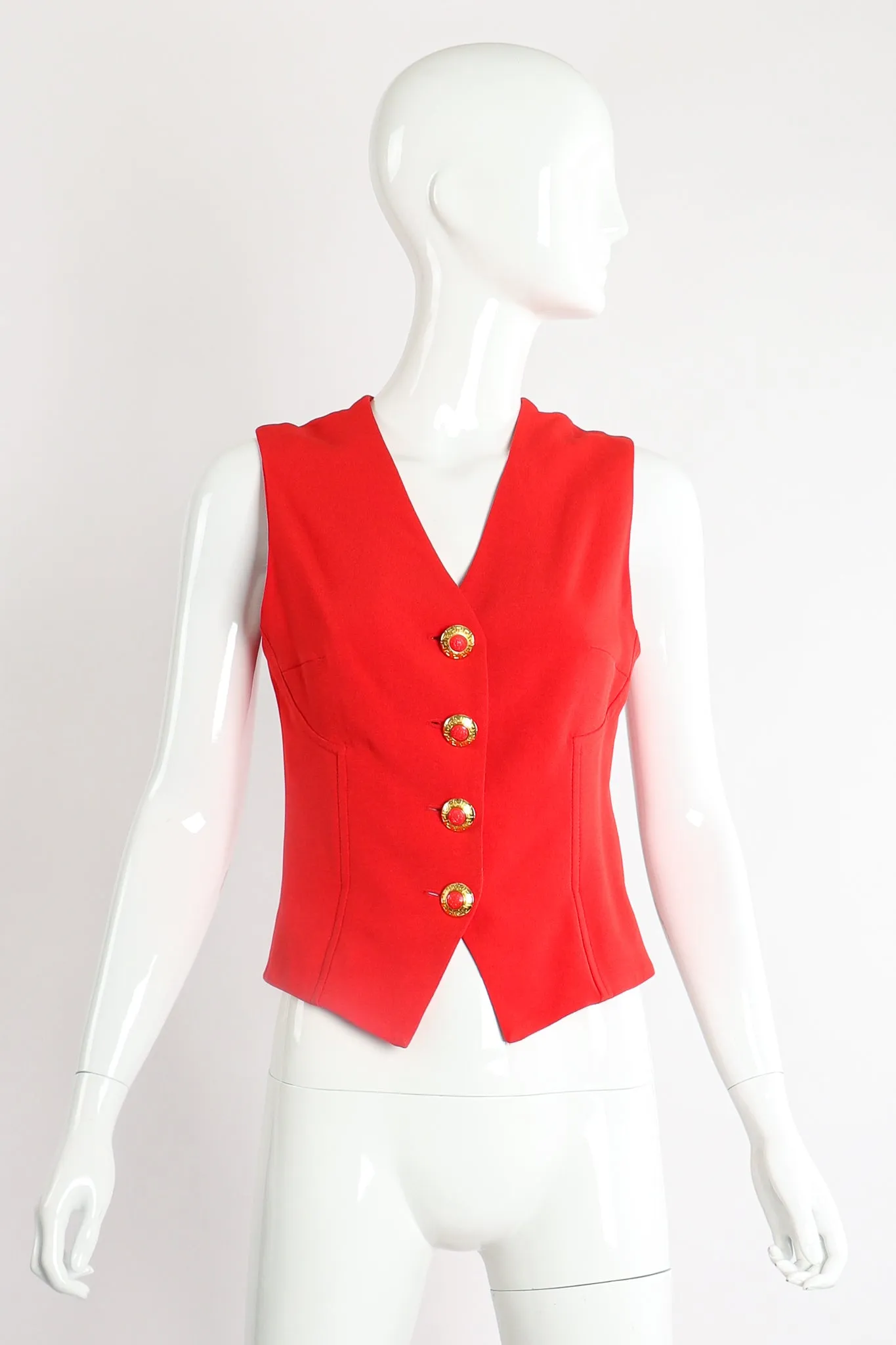 Vested Skirt Suit