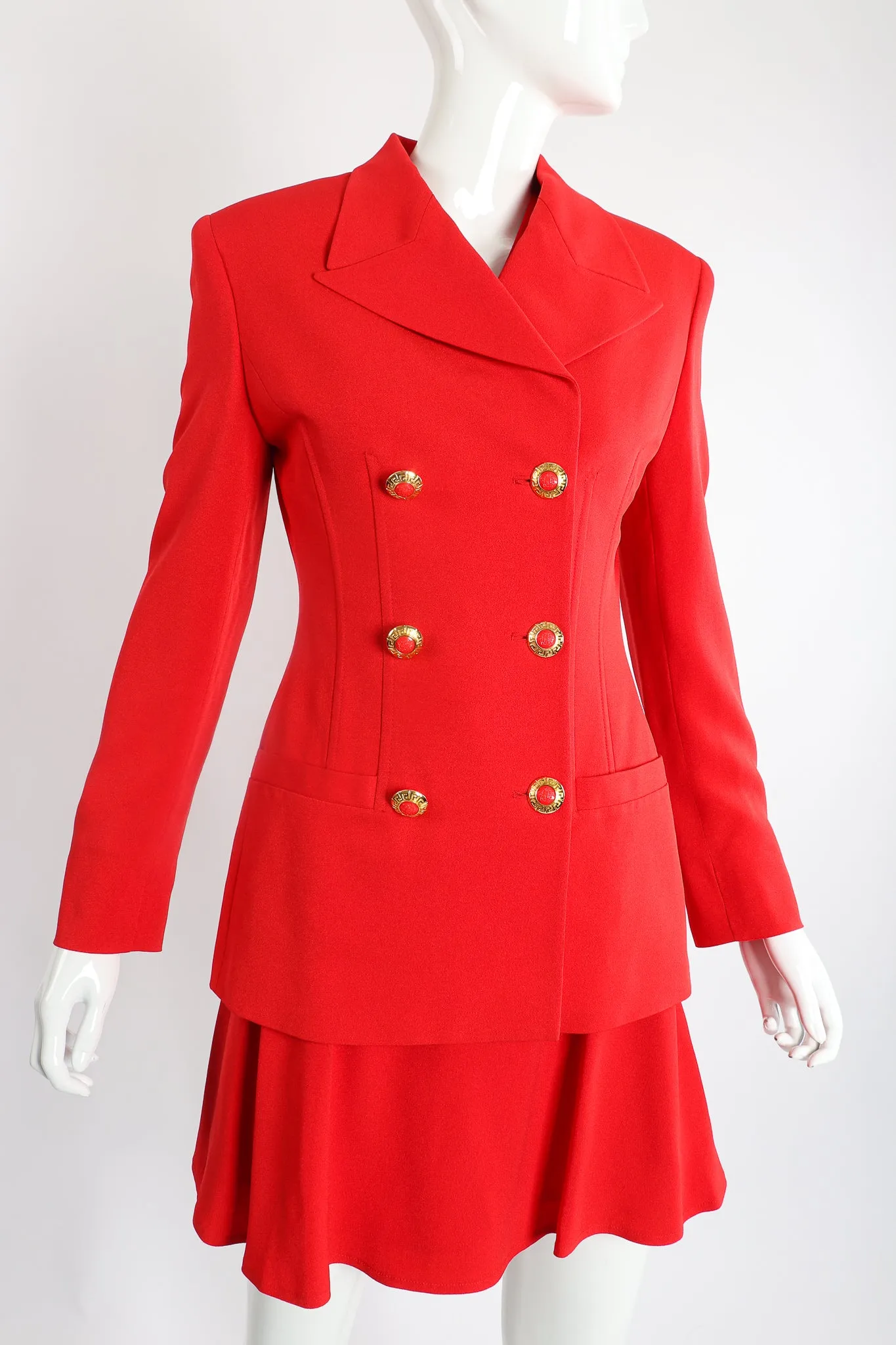 Vested Skirt Suit