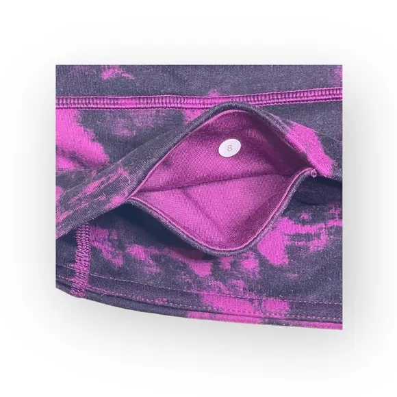 VHTF: Lululemon ॐ Boogie Yoga Run Booty Shorts ॐ Marbled Plum ॐ Size 8 ॐ Luon