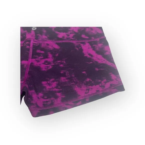 VHTF: Lululemon ॐ Boogie Yoga Run Booty Shorts ॐ Marbled Plum ॐ Size 8 ॐ Luon