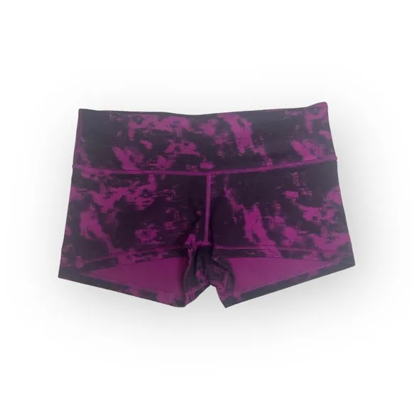 VHTF: Lululemon ॐ Boogie Yoga Run Booty Shorts ॐ Marbled Plum ॐ Size 8 ॐ Luon