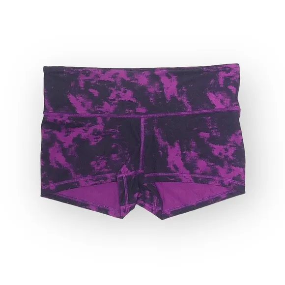 VHTF: Lululemon ॐ Boogie Yoga Run Booty Shorts ॐ Marbled Plum ॐ Size 8 ॐ Luon