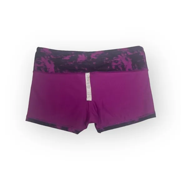 VHTF: Lululemon ॐ Boogie Yoga Run Booty Shorts ॐ Marbled Plum ॐ Size 8 ॐ Luon
