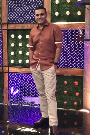 Virendra Sehwag In Our - Brown Shirt