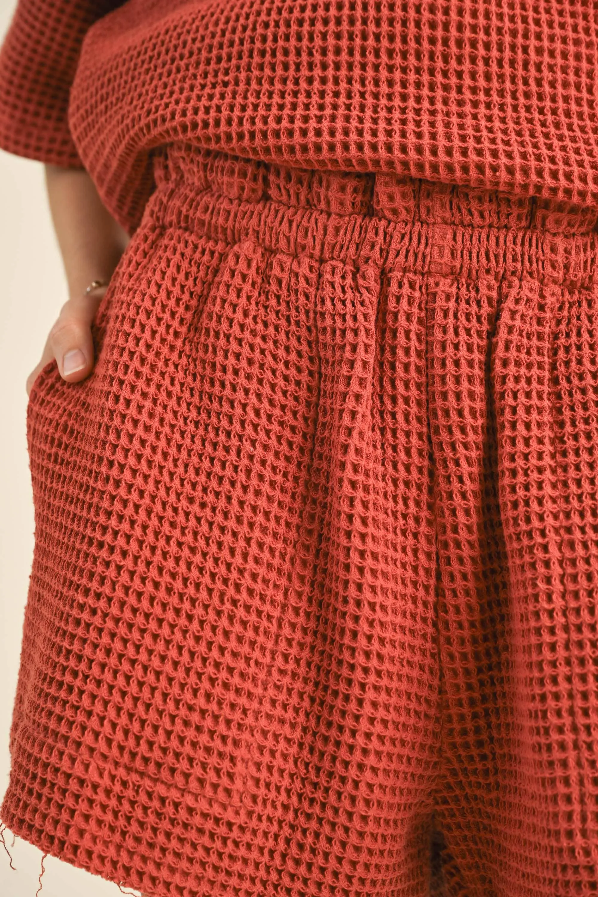 Waffle Woven Shorts