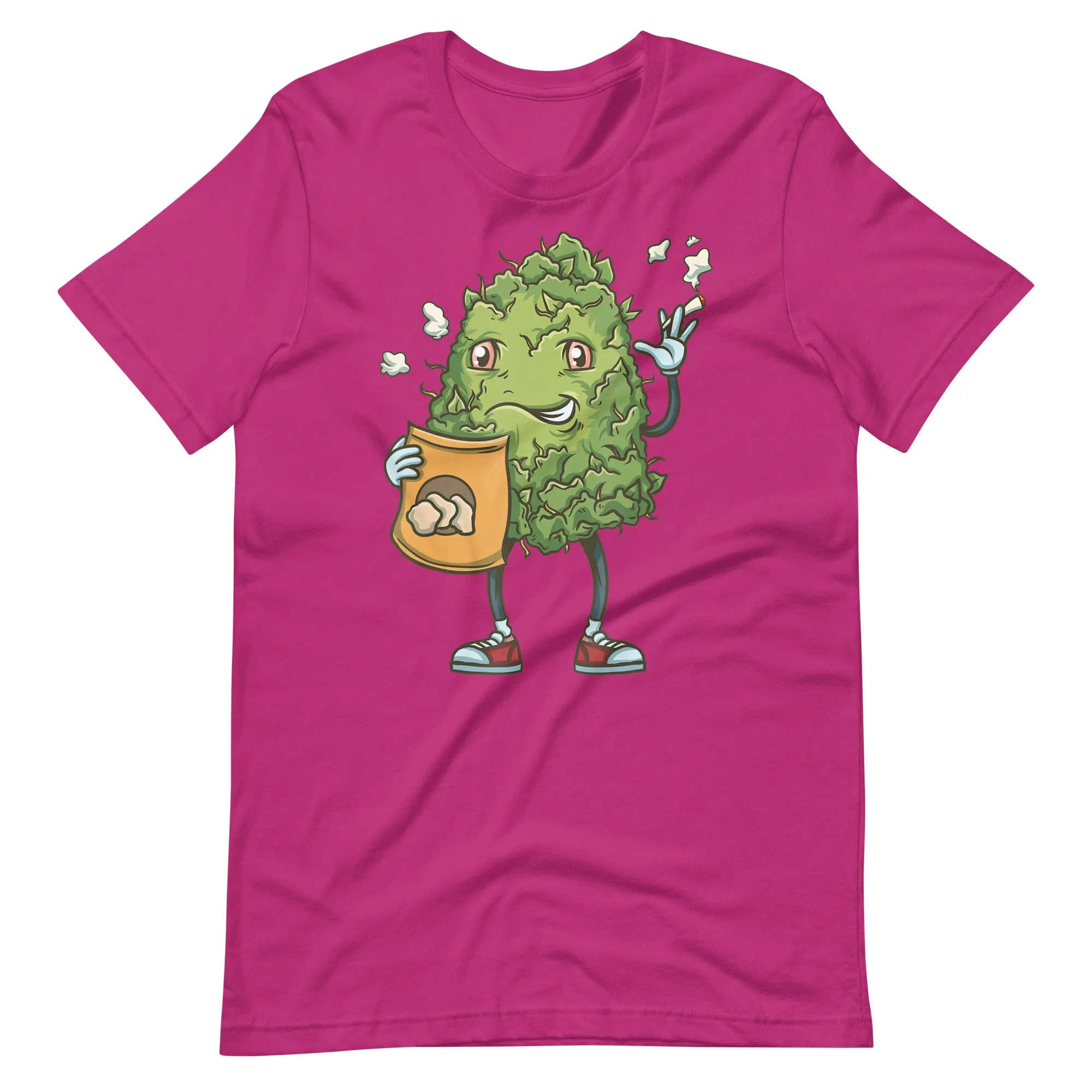 Waving-Marijuana-Bud-Funny- t-shirt