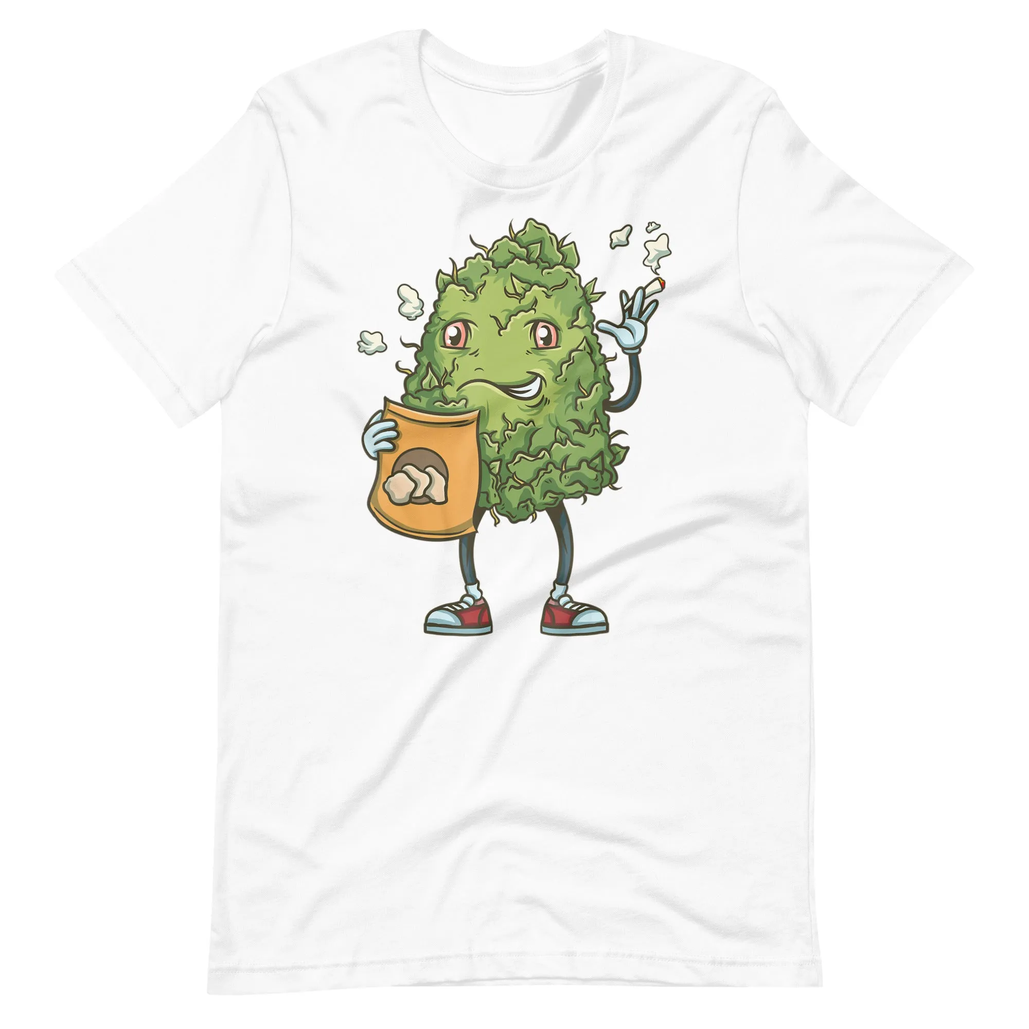 Waving-Marijuana-Bud-Funny- t-shirt