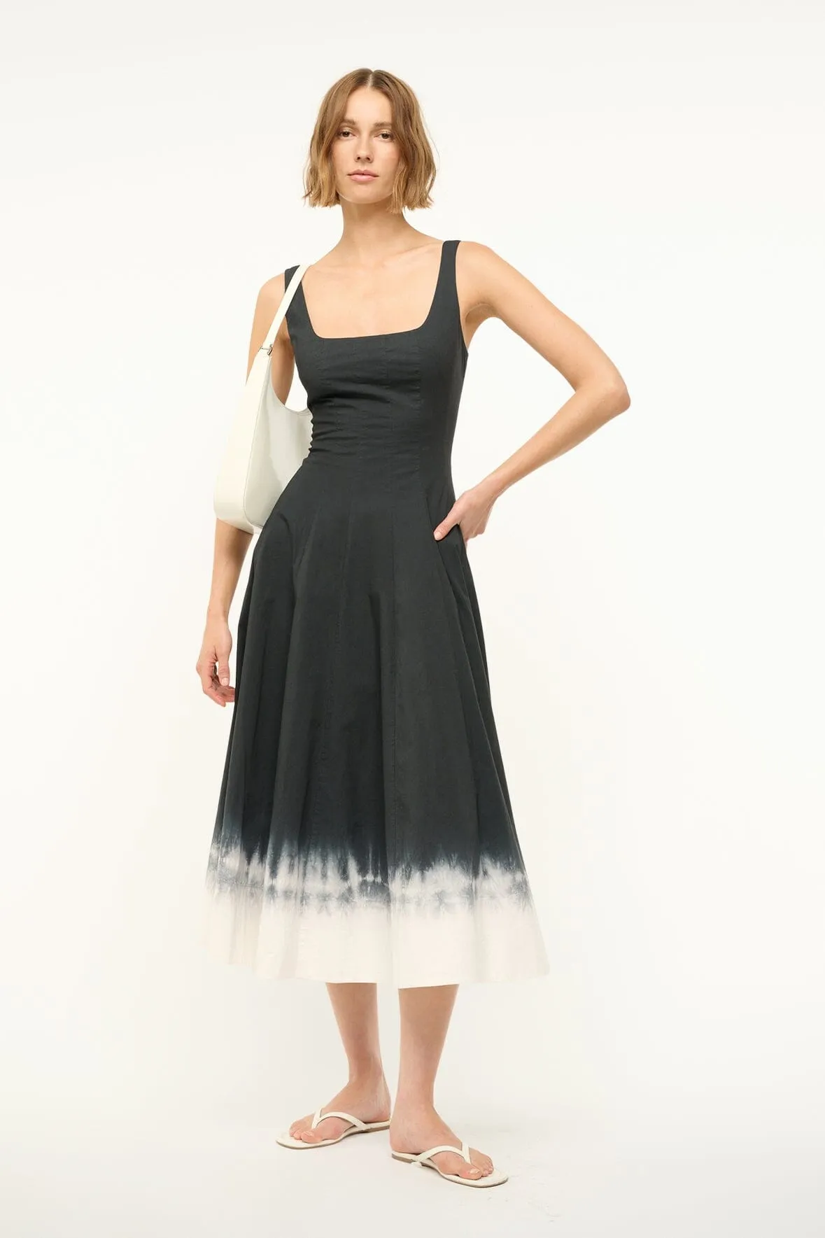Wells Dress - Onyx Tie Dye