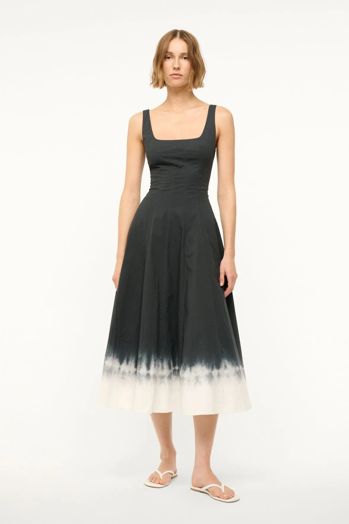 Wells Dress - Onyx Tie Dye