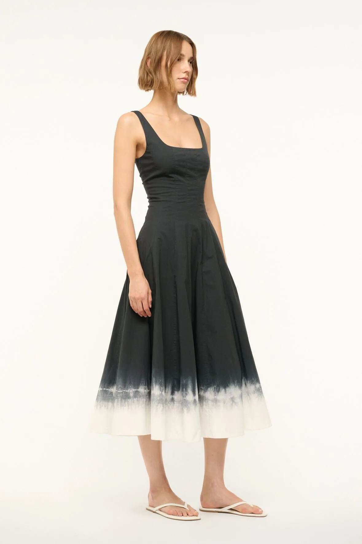 Wells Dress - Onyx Tie Dye