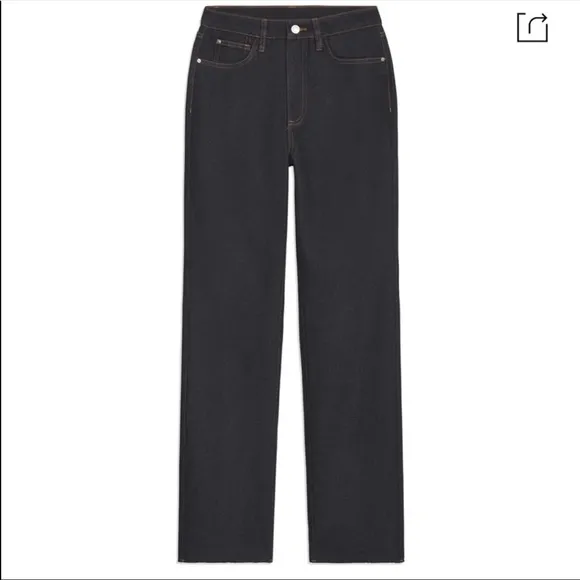 WeWoreWhat High Rise Dad Jeans Dani blue black