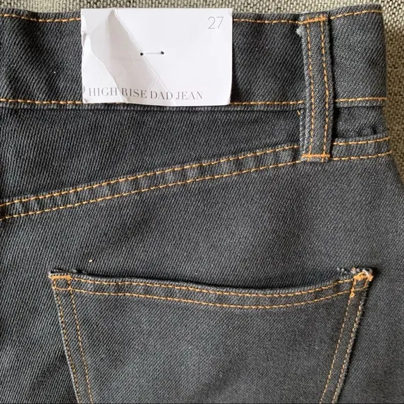 WeWoreWhat High Rise Dad Jeans Dani blue black