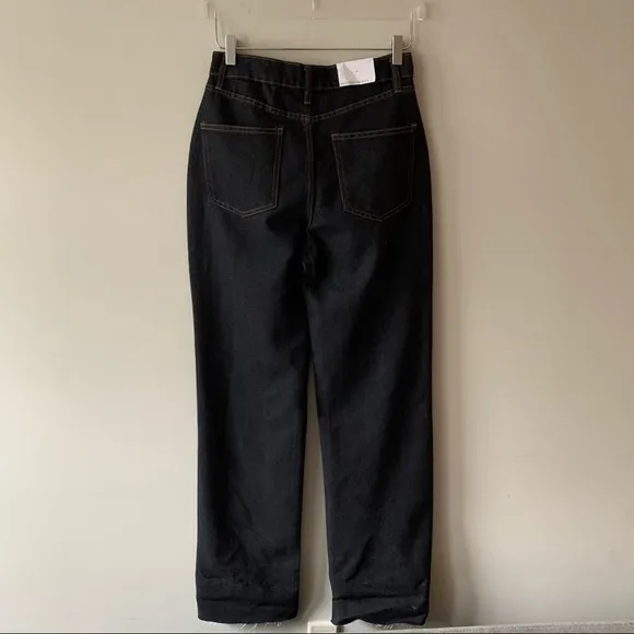 WeWoreWhat High Rise Dad Jeans Dani blue black