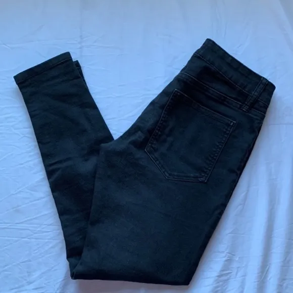 Women's Cotton On Black Mid Rise Jeggings Jeans Size 4 GUC #0250
