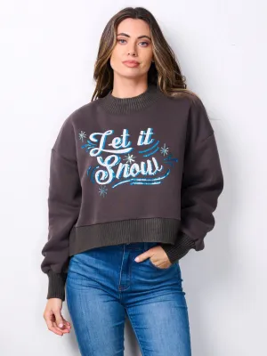 WOMEN'S LONG SLEEVE GRAPHIC SWEATER