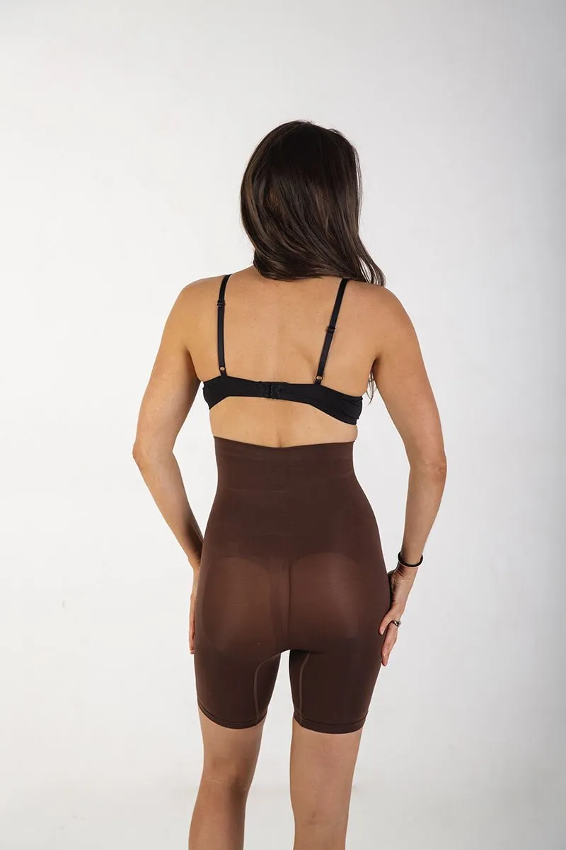 WOMENS SHAPEWEAR SHORTS - SCULPTING HIGH WAISTED
