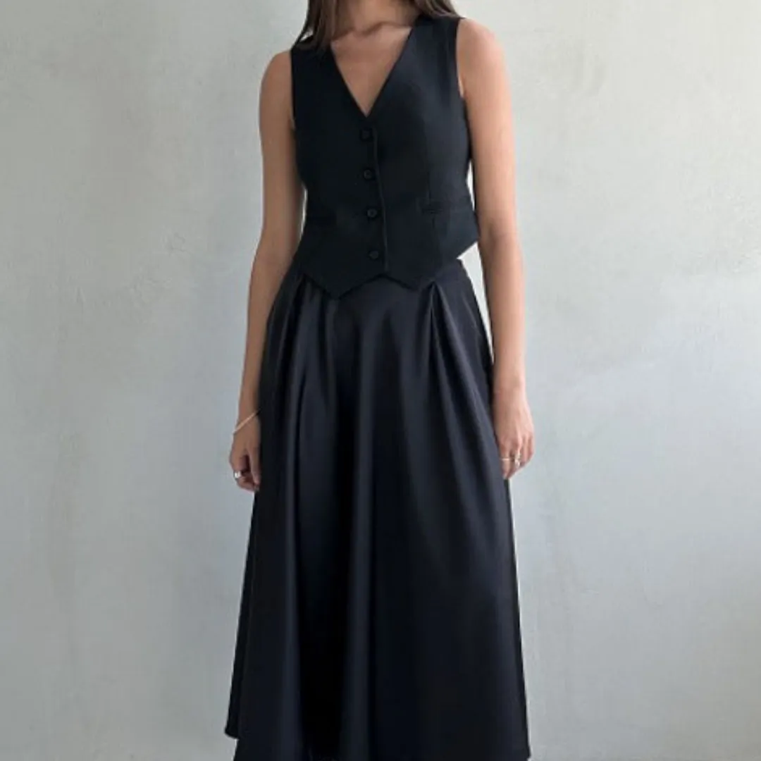 Women's Stylish High Waisted Flowing Skirt | Maxi