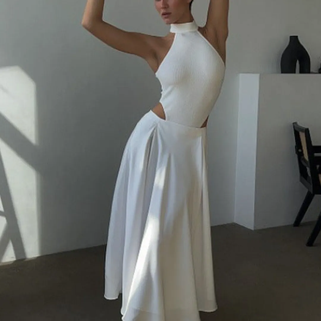 Women's Stylish High Waisted Flowing Skirt | Maxi