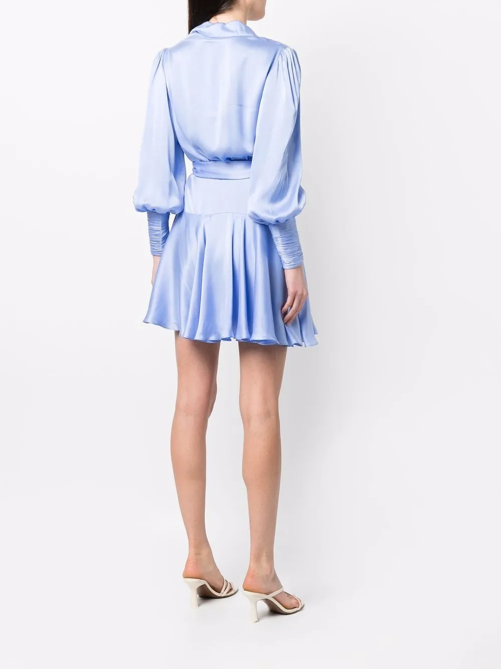 Wrapped mini dress
