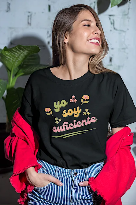YO SOY SUFICIENTE Spanish Affirmation Inspired Graphic Tee for Women