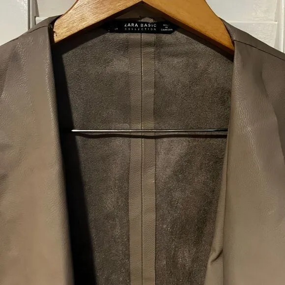 Zara Faux Leather Jacket