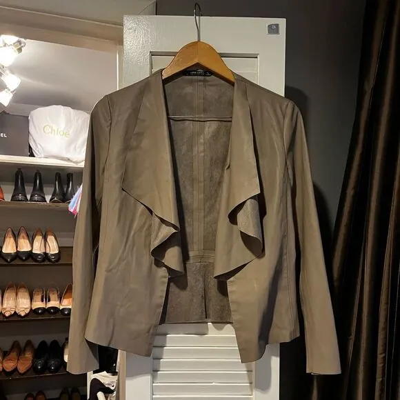 Zara Faux Leather Jacket