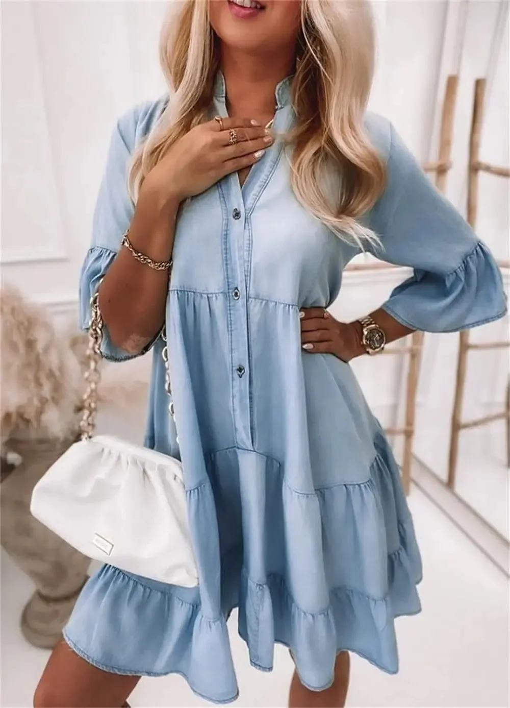 Zulema® | Elegant denim dress