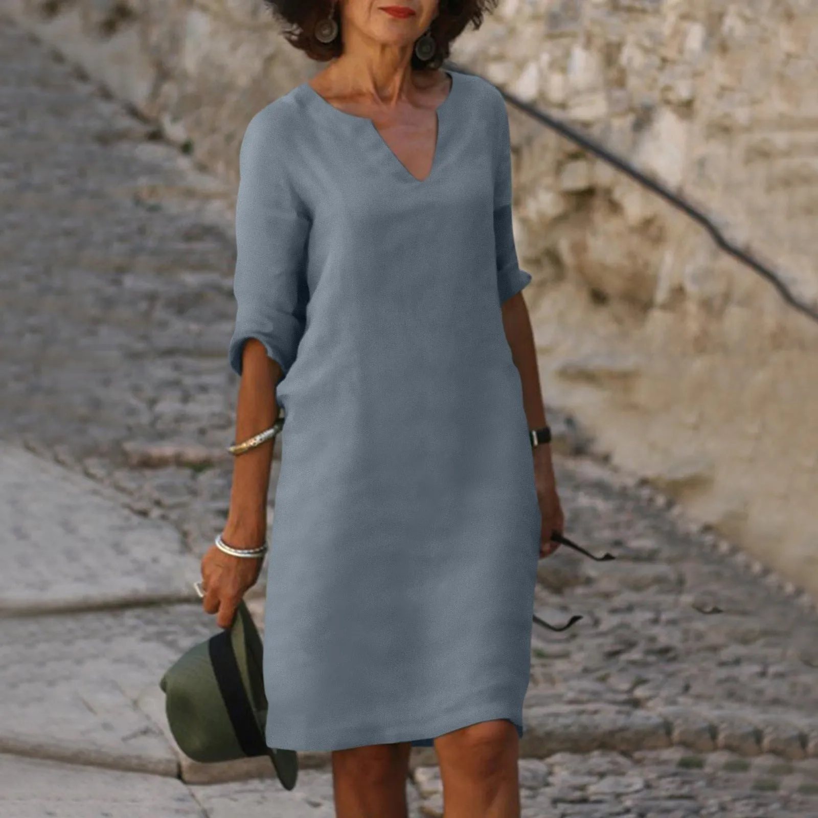 Zulema® | Elegant V-Neck Dress