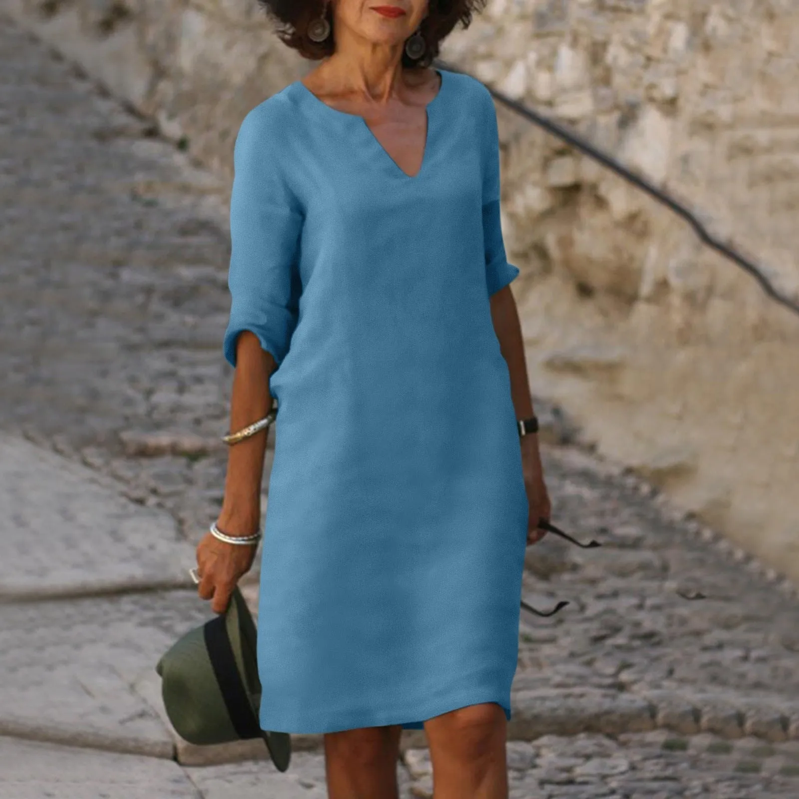 Zulema® | Elegant V-Neck Dress