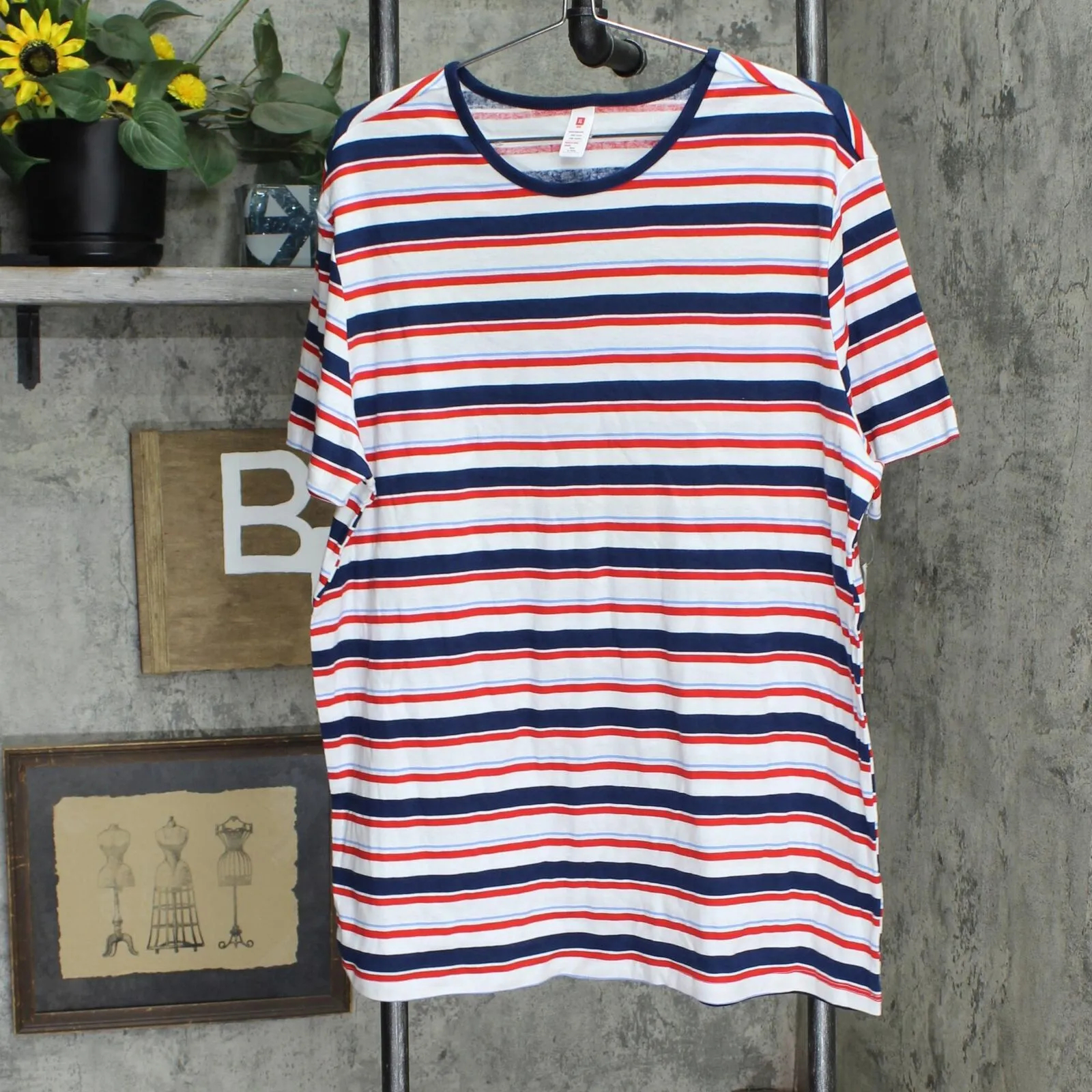 ZUZIFY Men's Americana Striped Matching Family Pajama Set
